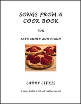 Songs from a Cook Book SATB choral sheet music cover